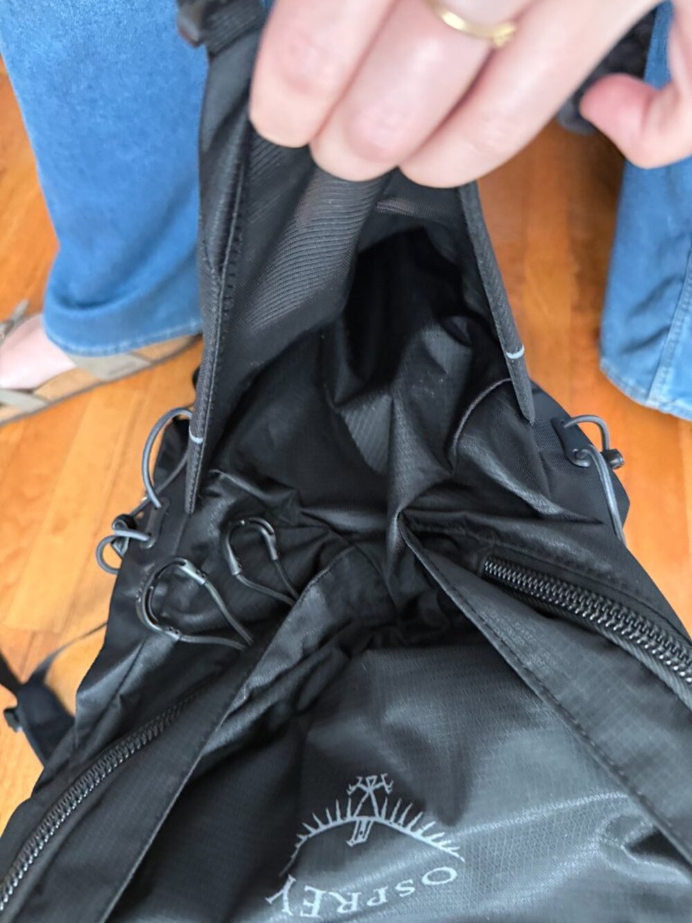 Osprey Tempest 34 Black Hiking Backpacking Backpack - Picture 10 of 15